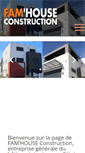 Mobile Screenshot of famhouseconstruction.fr